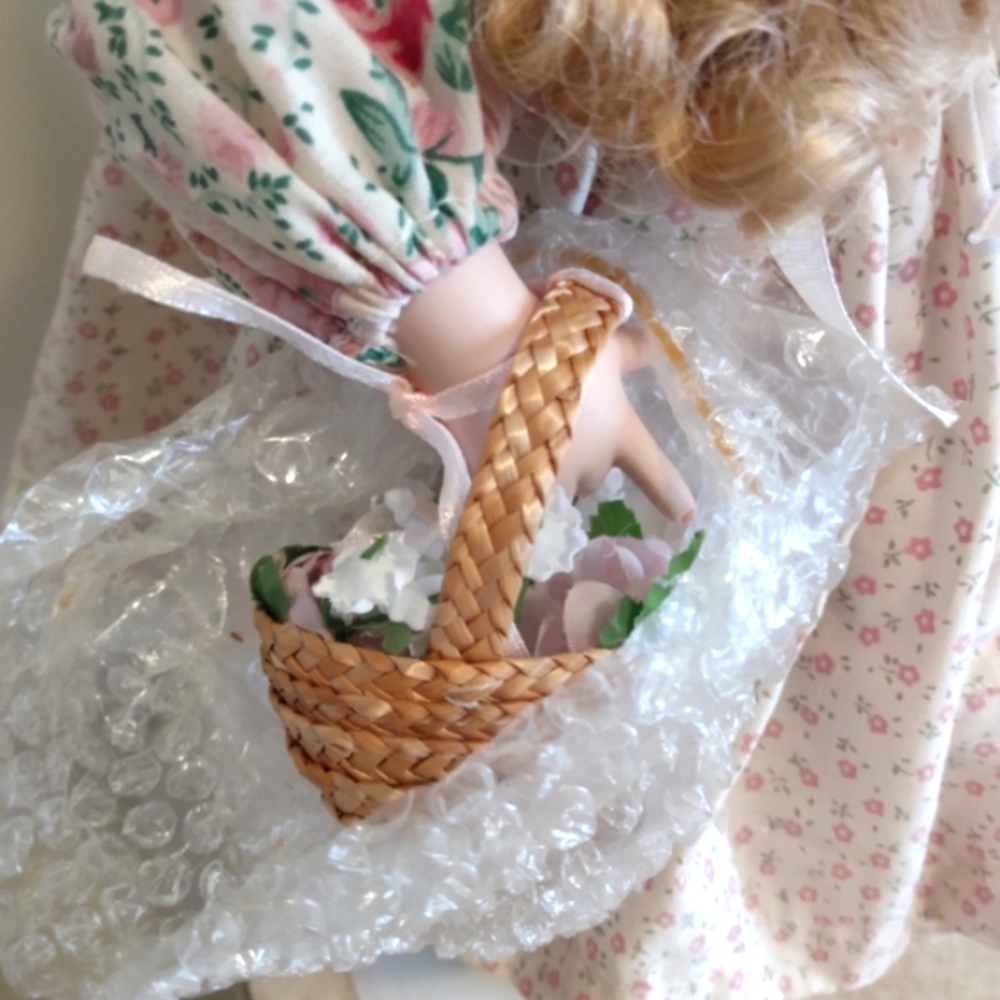 Vintage Porcelain Gardening Doll - Picture 3 of 6